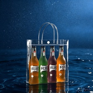 Sac fourre-tout transparent en PVC, tailles personnalisées, imperméable, emballage cadeau, souvenirs, papeterie, promotion - Product Image 2