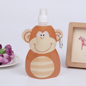 Impresión personalizada BPA LIBRE Animal Forma Plástico Plegable Niños Botella de agua potable - Product Image 6