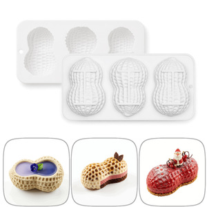 Peanut Shaped <b>Silicone</b> Cake Mold 8 Inch Heat Resistant <b>Baking</b> Tool For Home Commercial Use - Product Image 5