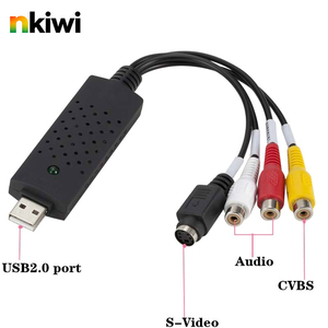 NKIWI การ์ดจับภาพวิดีโอ USB 2.0 พร้อมการบันทึกพลังงาน DC/AC สำหรับ MP4 สำหรับทีวีสำหรับตัวแปลง VHS เป็นคอมพิวเตอร์ - Product Image 2