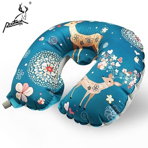 RO-13 Routman U Forme Gonflable Rempli D'air <span class=keywords><strong>de</strong></span> <span class=keywords><strong>Cou</strong></span> Oreiller <span class=keywords><strong>de</strong></span> <span class=keywords><strong>Voyage</strong></span> <span class=keywords><strong>de</strong></span> Camping - Product Image 5