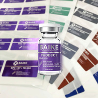Étiquettes personnalisées imprimées pour flacons de peptides 3ml 5ml 10ml 20ml 30ml Autocollants cosmétiques adhésifs en vinyle imperméables