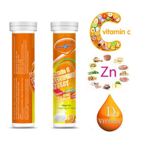 Vitamina c zinco vitamina D3 OEM etichetta privata compressa effervescente produttore vitamine e integratori - Product Image 1