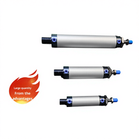 Corps principal d'actionneur pneumatique cylindrique rond mini en alliage d'aluminium MAL avec installation facile en provenance de Chine