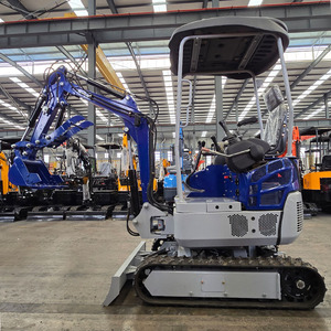 Miễn phí vận chuyển Euro 5 CE EPA nhỏ <span class=keywords><strong>Digger</strong></span> nông nghiệp vườn 1.6 tấn Crawler Mini Bagger Breaker búa thủy lực micro máy xúc - Product Image 3