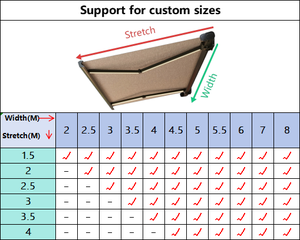 Toldo Retráctil Eléctrico para Exteriores, Toldo <span class=keywords><strong>de</strong></span> Cassette Completo para Ventanas y Puertas - Product Image 6