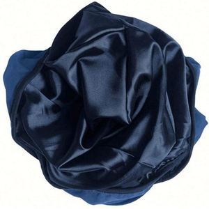 Chapeaux de pluie en satin 100 % imperméables personnalisés pour femmes, doublure en satin doux, couverture complète des cheveux, accessoire de voyage pliable - Product Image 6