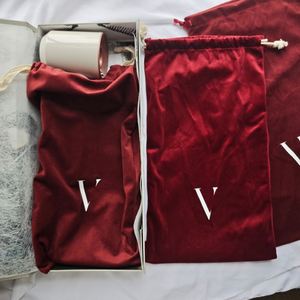 Sac à chaussures en velours réutilisable et de luxe, haute résistance, 210 g/m² et 250 g/m², sac de courses personnalisé imprimé, compact et robuste - Product Image 2