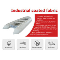 Tissu gonflable de bâche de PVC de camouflage résistant aux UV fait sur commande durable imperméable pour des bateaux