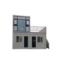 Maisons mobiles préfabriquées modulaires miniatures bon marché, détachables, 2 à 3 chambres, 20 pieds, 40 pieds, conteneur, maison miniature préfabriquée, fabricant en Ouganda