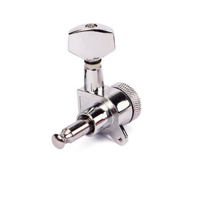 Chất Lượng Cao Tùy Chỉnh 3L + 3R Bạc Tự Động Guitar Điều Chỉnh Phím Kim Loại Acoustic Guitar Đầu Tuner Pegs Bán Buôn Giá Rẻ - Product Image 2