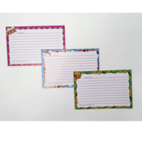 Cartes de recettes de cuisine Double face 4x6, vente en gros d'usine