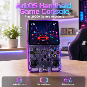 Arkos ดั้งเดิม R36S คอนโซลเกมมือถือ1GB RAM ระบบ Linux 3.5นิ้วหน้าจอ IPS เครื่องเล่นวิดีโอเกมย้อนยุครองรับ OTG Type-C HD - Product Image 1