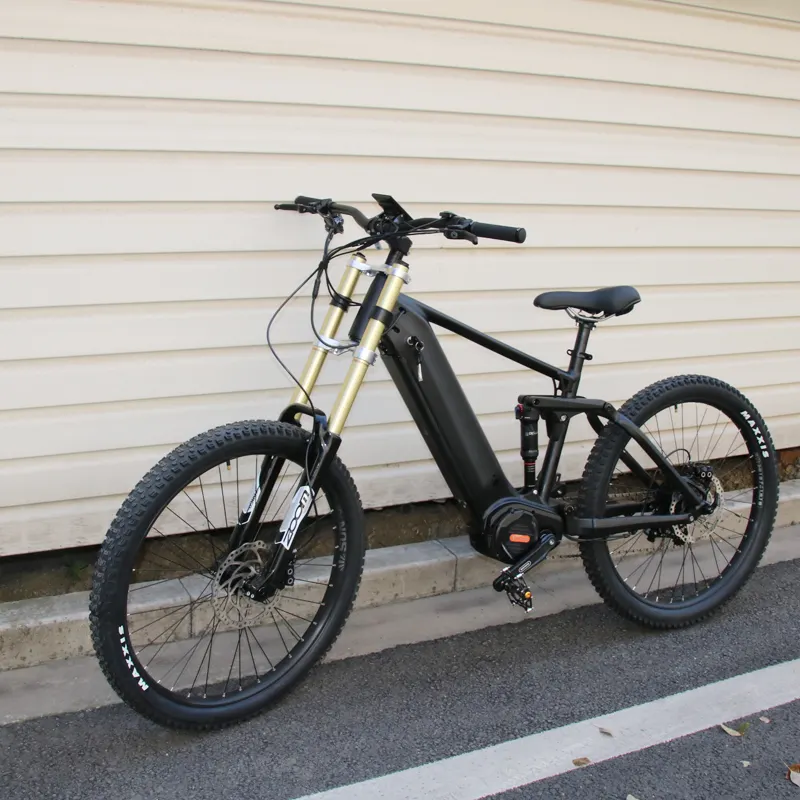 新モデル一体型隠しバッテリーボッシュ電動自転車1000W/ミッドドライブファット電動自転車1000w