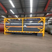Usine vend des conteneurs ISO de 20 pieds et 40 pieds pour l'acide sulfurique liquide et l'acide chlorhydrique à bas prix