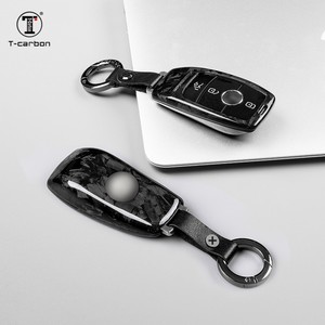 Étui de clé de voiture en Fiber forgée à la mode pour <span class=keywords><strong>Mercedes</strong></span> Benz classe S <span class=keywords><strong>AMG</strong></span> t-carbon housse de clé de voiture accessoires d'intérieur - Product Image 5