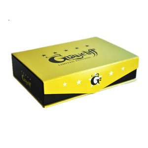 Bestyle Wholesale Custom Yellow Cardboard Rigid Magnetic Closure Gift Packing Paper Packaging Box