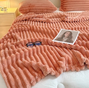 Manta nórdica desechable de fibra de leche gruesa para invierno, fibra de poliéster tejida para niños, alfombrilla para siesta, funda para sofá de oficina, manta de <span class=keywords><strong>franela</strong></span> para el hogar - Product Image 5