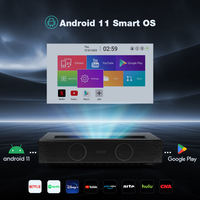 Proyector DLP HD de Enfoque Corto D068, 6500 Lúmenes, Android 11, Cine en Casa, Juegos, Educación, 4K, Portátil