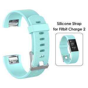 Dây Thay Thế Với Khóa Kim Loại Dây Đeo Cổ Tay Thể Dục Dây Đeo Cổ Tay Nam Nữ Cỡ Lớn Nhỏ Cho <span class=keywords><strong>Fitbit</strong></span> <span class=keywords><strong>Charge</strong></span> <span class=keywords><strong>2</strong></span> Dây Silicon - Product Image 3