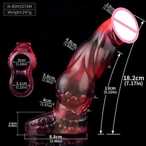 Drop Shipping fantasia manica del pene con drago nero Extender sesso Bondage vibrante fantasia manica del cazzo per gli uomini amore del sesso - Product Image 6