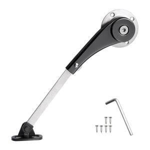 Support <span class=keywords><strong>de</strong></span> <span class=keywords><strong>porte</strong></span> pliante simple pour armoire sous-placard avec fonction d'arrêt libre, en métal, clé hexagonale et vis incluses - Product Image 5