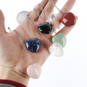 Groothandel 304 Roestvrijstalen Hartvormige Hanger Kristallen Thee-Infuser Zeef - Product Image 4