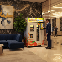 Nouvelle Tendance 2026 : Station de Jus Frais Intelligente Entièrement Automatique – Distributeur d'Orange Automatique Prenant en Charge les Paiements par Pièces, Billets et Cartes