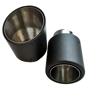 ปลายท่อไอเสียรถยนต์,ปลายท่อไอเสียสเตนเลสสตีล<span class=keywords><strong>2</strong></span>.5นิ้วปลายท่อคาร์บอนไฟเบอร์มีสีใหม่ใส่ได้ทุกรุ่น - Product Image 5