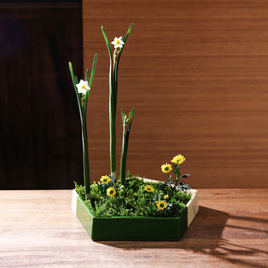 Petits pots de fleurs en céramique d'origine de style <span class=keywords><strong>japonais</strong></span> importés avec le même tissu et le même style de cuisson du Japon - Product Image 3