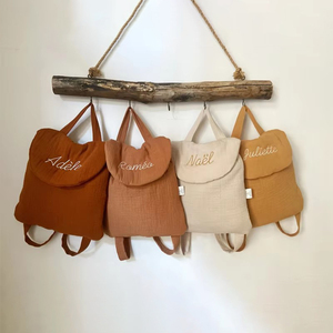 Sacs à Dos Pliables Personnalisés en <span class=keywords><strong>Gaze</strong></span> de Nylon <span class=keywords><strong>Double</strong></span> pour Femmes, Sac d'École - Product Image 1