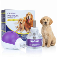 Diffuseur de phéromones apaisantes Waylemo pour chiens et chats, à brancher, soulagement continu de l'anxiété et du stress 24h/24, couverture de pièce, OEM/ODM