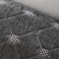 Tissu en velours tricoté en gros, résistant aux taches, polyester, lin fin, tissu pour canapé, matériau pour plafonds de voiture, coussins de siège, voiture
