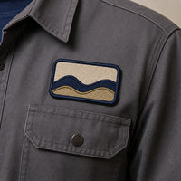 Patchs personnalisés en fer brodé en forme de cœur et d'alphabet, en tissu toile avec support thermocollant pour vestes, jeans, chapeaux, vente en gros en vrac pour usines OEM