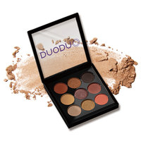 Palette de fards à paupières personnalisée en gros, marque privée, maquillage haute pigmentation, créez votre propre marque, fard à paupières pailleté, fard à paupières mat en bambou
