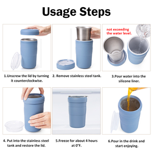 Taza enfriadora rápida <span class=keywords><strong>de</strong></span> bebidas, tecnología <span class=keywords><strong>de</strong></span> conducción térmica, caída rápida <span class=keywords><strong>de</strong></span> temperatura para bebidas calientes, taza mágica <span class=keywords><strong>de</strong></span> enfriamiento - Product Image 4