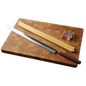 Couteau de chef pour thon de 27 pouces en acier carbone, professionnel pour le filetage et la découpe, manche en bois, écologique, compatible lave-vaisselle, avec boîte - Product Image 2