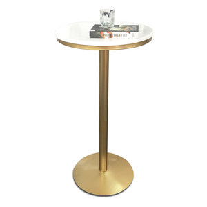 Table haute <span class=keywords><strong>de</strong></span> <span class=keywords><strong>bar</strong></span> en marbre nordique, style luxe léger, avec structure en fer forgé démontable, ensemble table et chaises <span class=keywords><strong>de</strong></span> <span class=keywords><strong>bar</strong></span>, tabourets <span class=keywords><strong>de</strong></span> <span class=keywords><strong>bar</strong></span> pour salon <span class=keywords><strong>de</strong></span> thé - Product Image 6