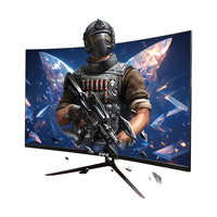 Pantalla curva para juegos 24 27 32 34 37,5 pulgadas Monitor Led 165Hz 180Hz 240Hz Monitor de computadora con luz anti-azul para Gamer
