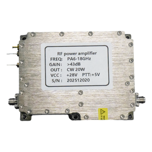 Módulo <span class=keywords><strong>RF</strong></span> de Alta Potência de Banda Larga Ultra <span class=keywords><strong>RF</strong></span>, Amplificador <span class=keywords><strong>RF</strong></span> de Banda Larga GaN 20W 5.8GHz 6G-18GHz para Módulo de Drone - Product Image 1