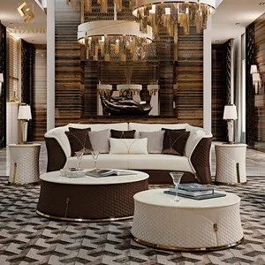 Lujoso juego de sofás reales de terciopelo original Turri Vogue para sala de estar muebles para el hogar sofás para el hogar muebles de sala de estar de lujo