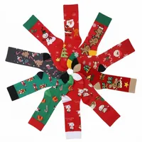 Chaussettes de Noël en coton personnalisées pour hommes grandes tailles, motifs Père Noël, Bonhomme de neige et Pain d'épices, vente en gros Whale