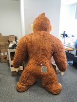 Costume de mascotte de singe gonflable en peluche de haute qualité Costumes de carnaval d'halloween Costume de mascotte Kingkong