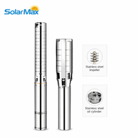 Exportation de pompes à eau en acier inoxydable de la marque SolarMax du Sénégal, 6,0 m³/h-130 m-2 CV, pour l'irrigation agricole haute pression