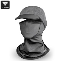Masque facial respirant en soie glacée polyester TOSUOD, protection UV pour le cyclisme, cache-cou sans couture, évacuation de la transpiration, sport, été, équitation