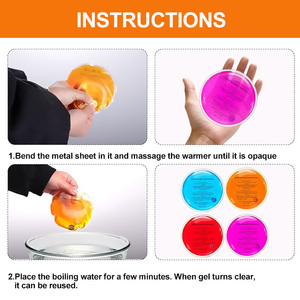Custom Logo Reusable Hand Warmer Click Activated Instant Heat <strong>Packs</strong> Snap <strong>Hot</strong> Therapy Compress Gel Heating Pad For Pain Relief - Product Image 3