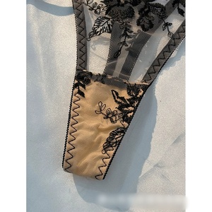 Nouveautés du printemps, vente flash, lingerie sexy pour femmes, broderie florale en dentelle, lingerie transparente sexy, vêtements intimes, deux pièces - Product Image 2