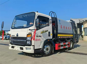 Sinotruk Howo Nuevo Camión Recolector de Basura Ligero de 5 Toneladas 4x2, Camión de Basura Pequeño, Camión Compactador de Transporte de Basura - Product Image 2