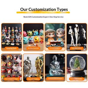 Boneka Kepala Goyang Kustom untuk Bintang Basket, Baseball, Sepak Bola, Selebriti, Kerajinan Resin Buatan Tangan, Ornamen - Product Image 3