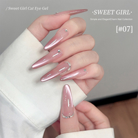 Miss Gooey 9 couleurs douce fille chat oeil Gel vernis ensemble professionnel Semi Permanent magnétique Uv Gel vernis à ongles tremper vernis